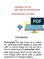 PHOTOVOLTAIC SYSTEMS-PV Systems