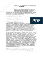 La Revolucion Mexicana y Los Cambios Estructurales de La Economia