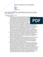 La Sentencia Definitiva en El Derecho Procesal Civil Argenti