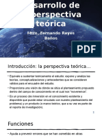 Desarrollo de La Perspectiva Teórica