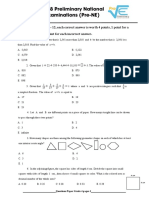 Part I For Question 1 - 12, Each Correct Answer Is Worth 4 Points, 1 Point For A Blank Answer, and 0 Point For Each Incorrect Answer