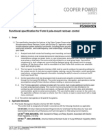 Form 6 Pole Mount Recloser Control Specification Ps280005en