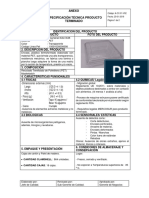 FICHA TECNICA CLAMSHELL 6oz X 41 X 38 PDF