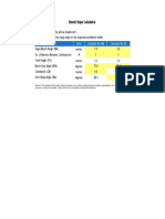 Bench Slope Calculator