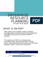 Enterprise Resource Planning Systems