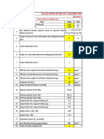 Calculation of SBC of A Square Foot: SL No Item Value Unit