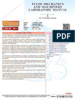 Fluid Mechanics and Machinery Laboratory Manual: by Dr. N. Kumara Swamy