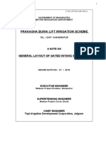 Prakasha Burai Lift Irrigation Scheme: General Layout of Gated Intake Structure