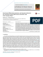 Commun Nonlinear Sci Numer Simulat: Zuowei Cai, Lihong Huang