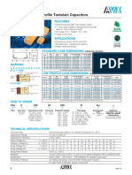 TAJ Series: Standard and Low Profile Tantalum Capacitors