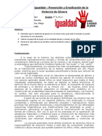 Proyecto Educar en Igualdad - Prevención y Erradicación de La Violencia de Género