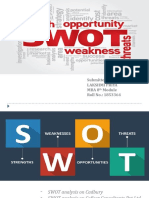 Swot Analysis - DHA 1