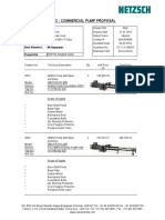 Techno - Commercial Pump Proposal: Va Tech Wabag LTD