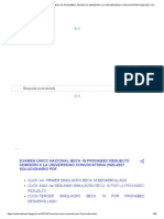 Examen Único Nacional Beca 18 Pronabec Resuelto Admisión A La Universidad Convocatoria 2020-2021 Solucionario PDF