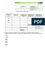 Evaluacion Numeros de Oxidacion