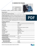 Doosan Infracore Generator Engine: Ratings (KWM/PS)