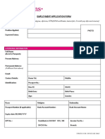 Employment Application Form V3