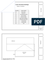 Patio Cover Structural Drawings: Sheet Number Sheet Contents