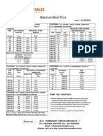 Price List 22042013 National Cables