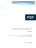 Guía de Instalación Virtual Box