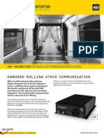 Rail - Rolling Stock: Sip-Based Voip Communication Solutions