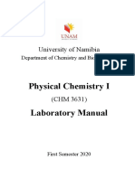 P Chem Lab Manual