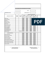 Listado General de Planillas de Mantenimiento Con Check List