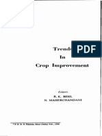 Crop Improvement: Trends in