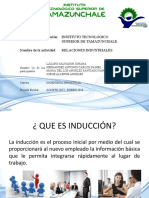 Inducción - Relaciones Industriales