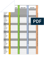 Yearly Planner Template