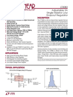 Description Features: LT3083 Adjustable 3A Single Resistor Low Dropout Regulator