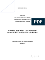 Acueducto Comunitario en Zona Rural de Colombia