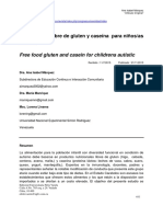 Alimentación Libre de Gluten y Caseína para Niños/as Autistas