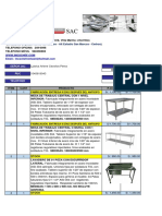 Cotización Inoxchef