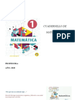 Matematica 1 Año Revisar