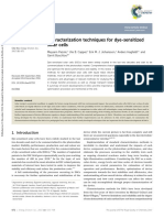 Review: Characterization Techniques For Dye-Sensitized Solar Cells