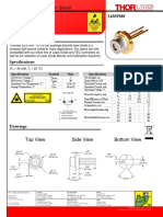 Laser Diode: Product Specification Sheet L658P040