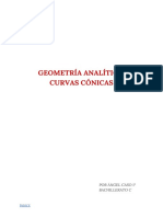 Trabajo de Geometría Analítica - Curvas Cónicas