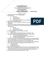 Fluid Mechanics Assignment 4