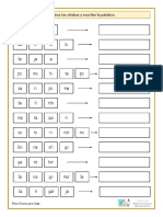 Ordenar Silabas Animales PDF