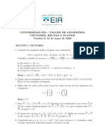 Taller Vectores, Rectas y Planos V2