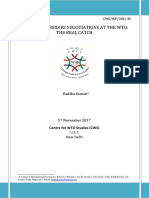 Fisheries Subsidies Negotiations at The Wto: The Real Catch: Radika Kumar