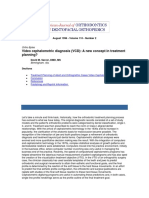 Video Cephalometric Diagnosis (VCD) : A New Concept in Treatment Planning?