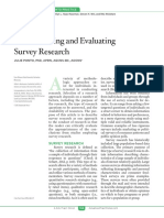 Understanding and Evaluating Survey Research