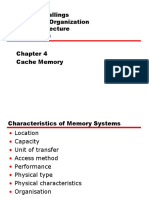 William Stallings Computer Organization and Architecture 7th Edition Cache Memory