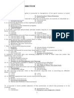 Institutional Correction Easy - Questions