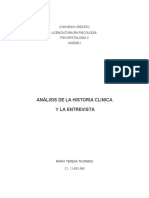 Analisis Tarea 1 Psicopatologia Ii