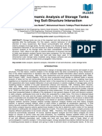 Static and Dynamic Analysis of Storage Tanks Considering Soil-Structure Interaction