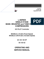 L-Series Single Stage Base-Mounted and Tank Mounted Compressors