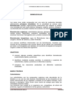 Biomoleculas. Lab 1 PDF